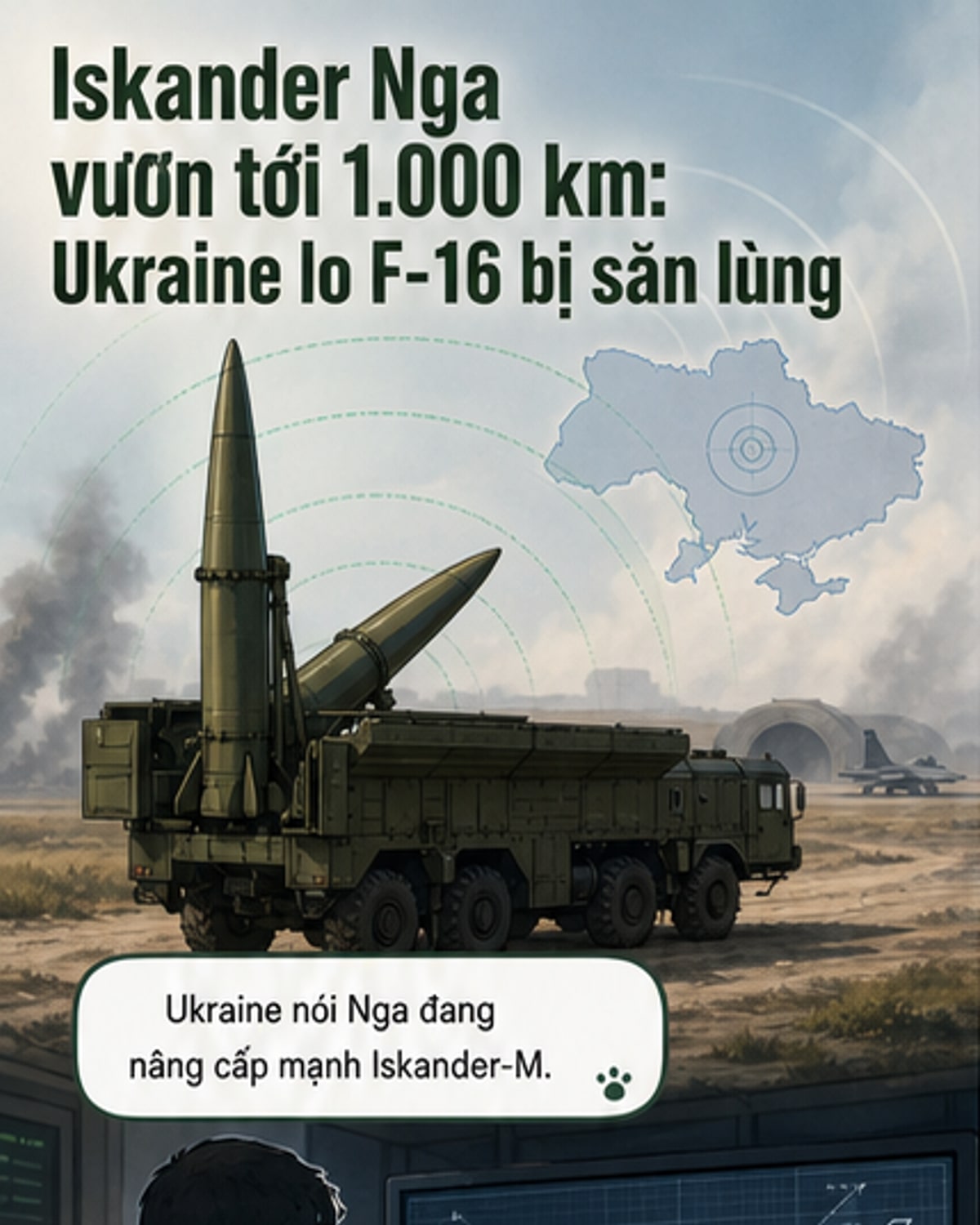 Nga nâng cấp tên lửa Iskander tầm 1.000km
