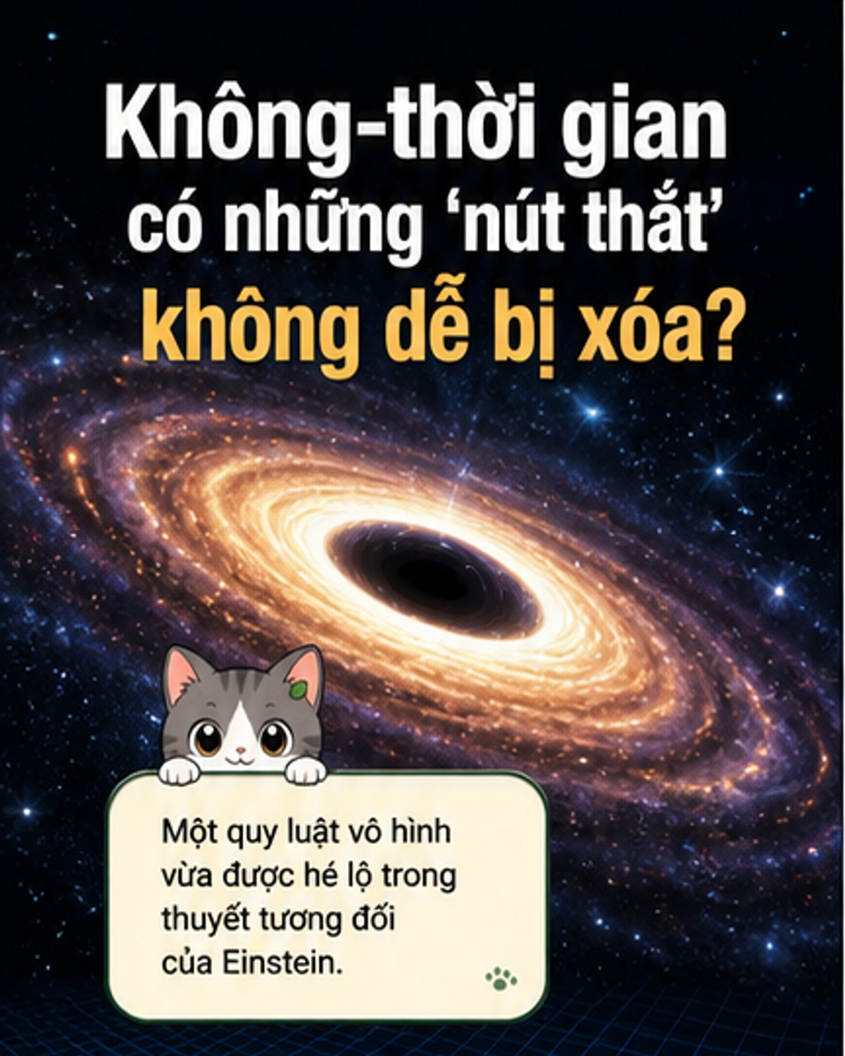Phát hiện quy luật 'đóng băng' trong không-thời gian