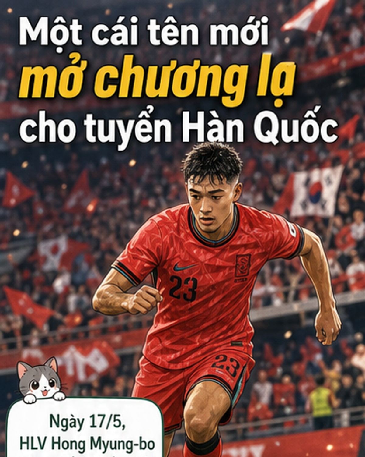 Hàn Quốc gọi cầu thủ lai đầu tiên dự World Cup