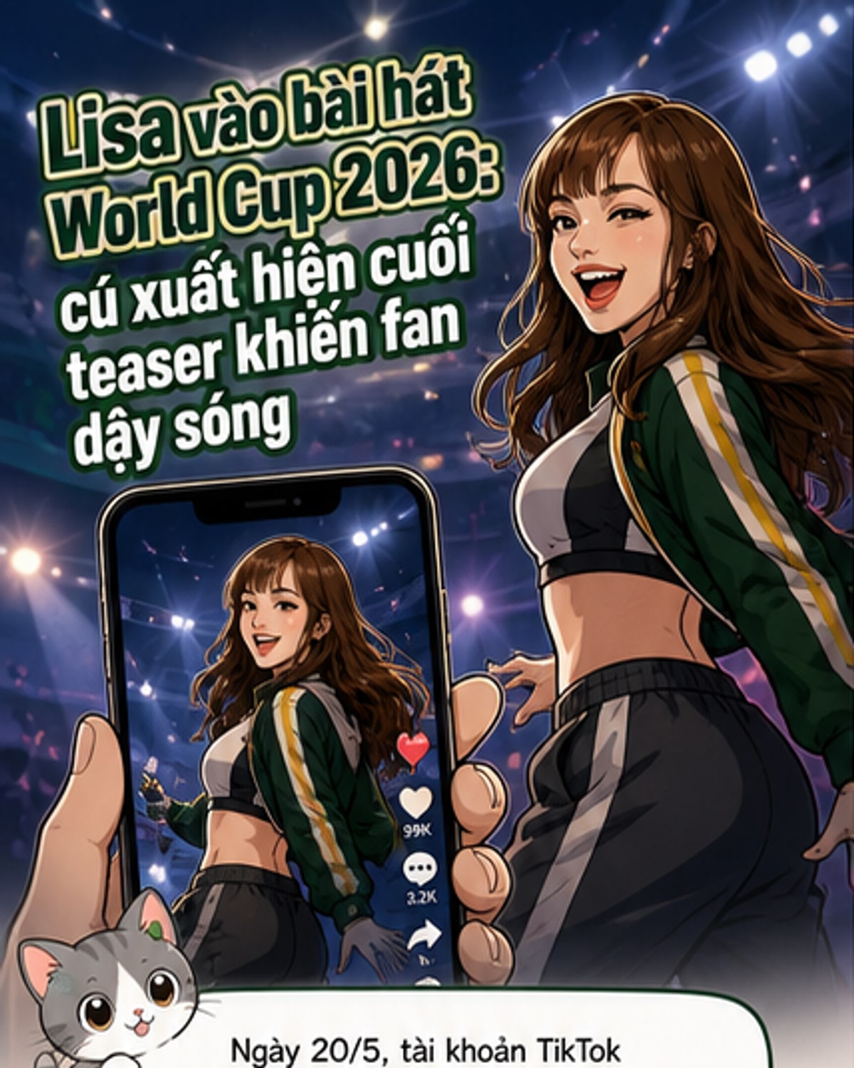 Lisa góp mặt trong ca khúc chính thức World Cup 2026
