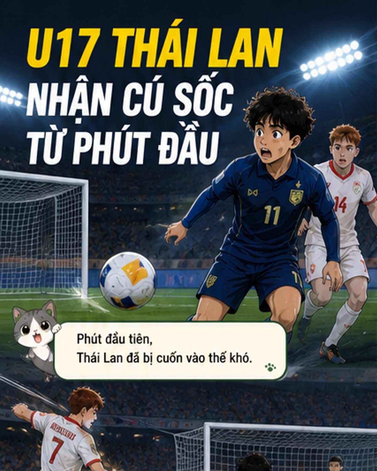 U17 Thái Lan thua sốc Tajikistan