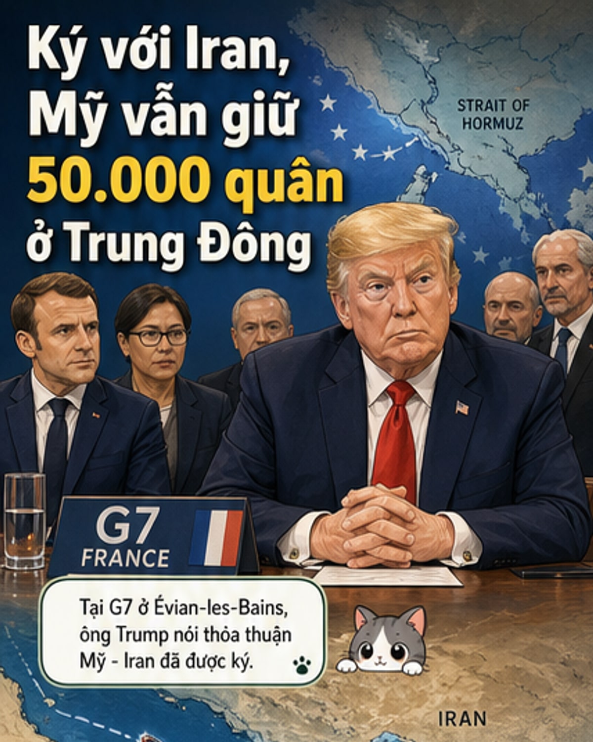 Mỹ giữ 50.000 quân ở Trung Đông dù ký thỏa thuận với Iran