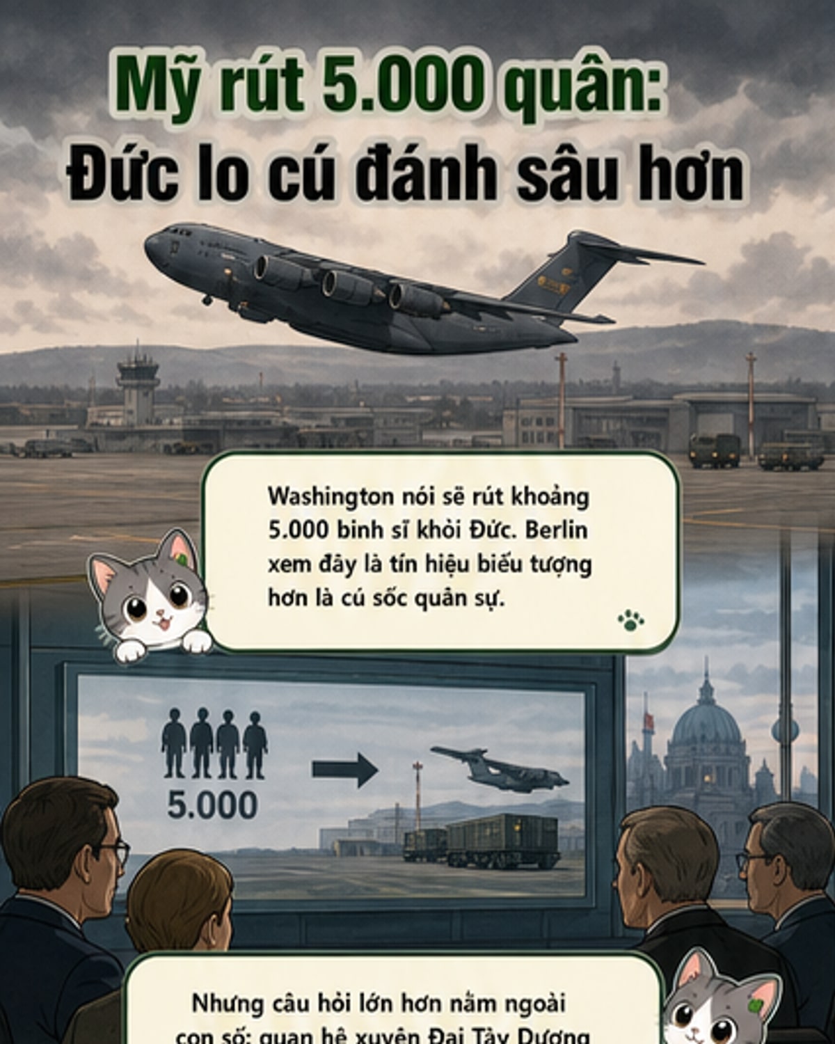 Mỹ rút quân khỏi Đức, ảnh hưởng lan rộng tới châu Âu