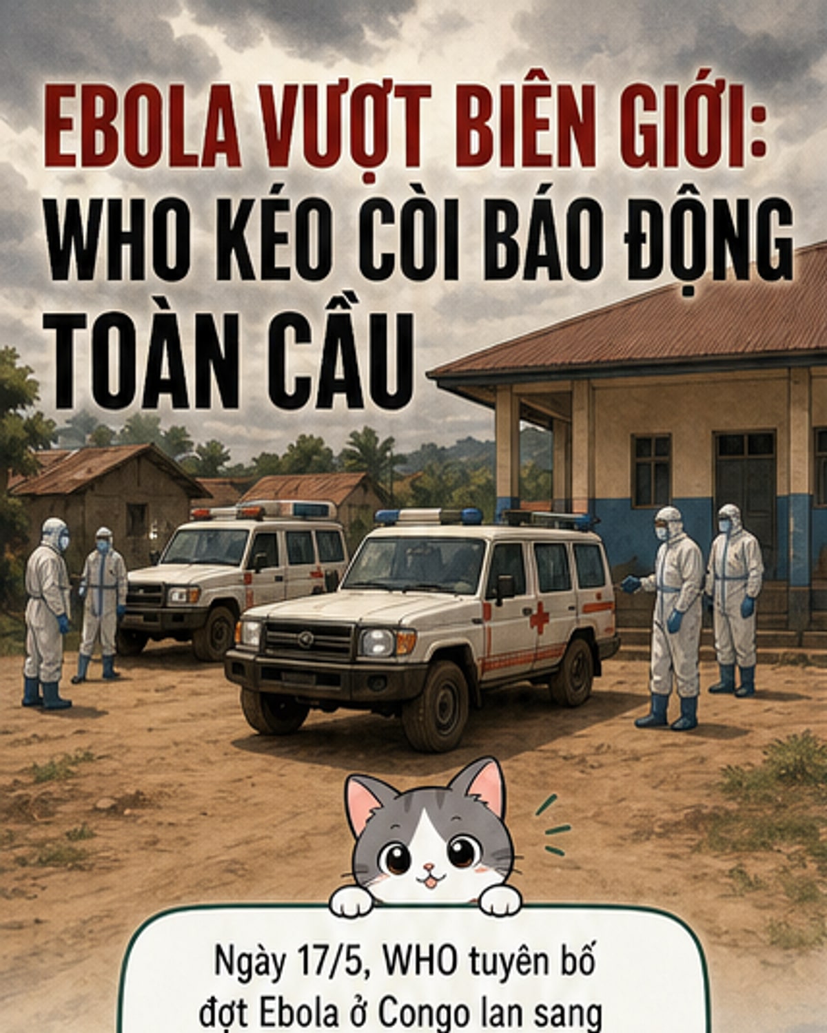 WHO cảnh báo khẩn cấp vì Ebola bùng phát