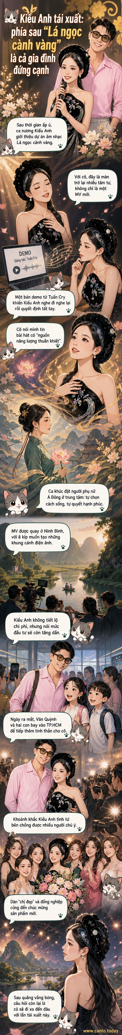 Ca nương Kiều Anh rạng rỡ tại sự kiện ra mắt MV, bên cạnh chồng doanh nhân và dàn sao bạn bè