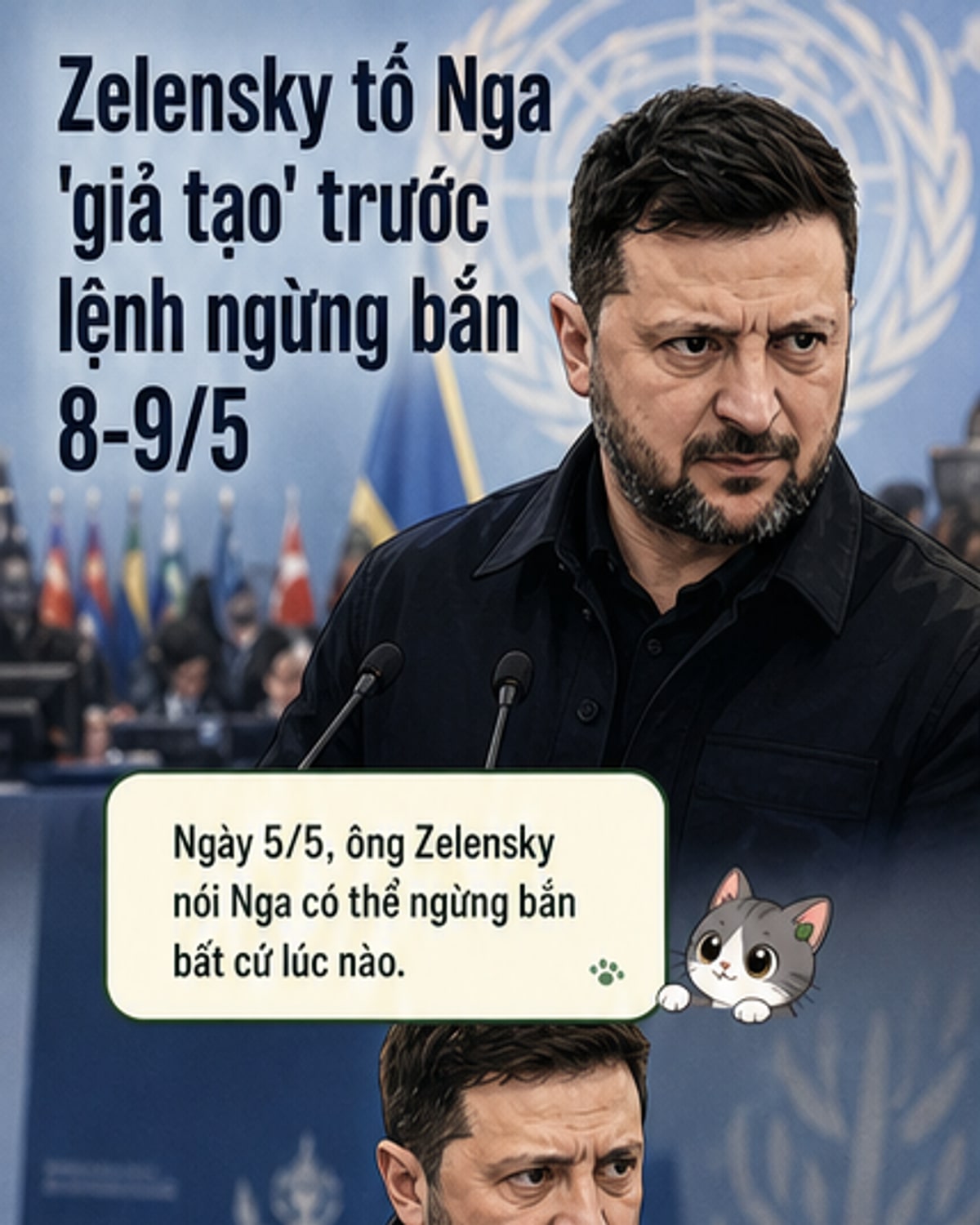 Zelensky tố Nga giả tạo về lệnh ngừng bắn