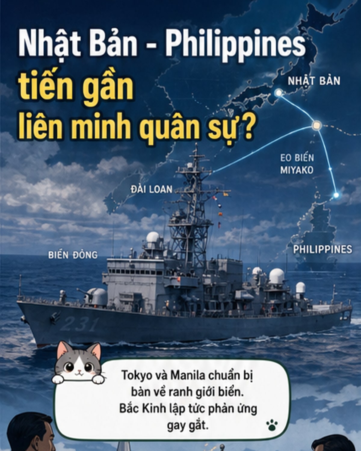 Nhật - Philippines tiến sát liên minh quân sự