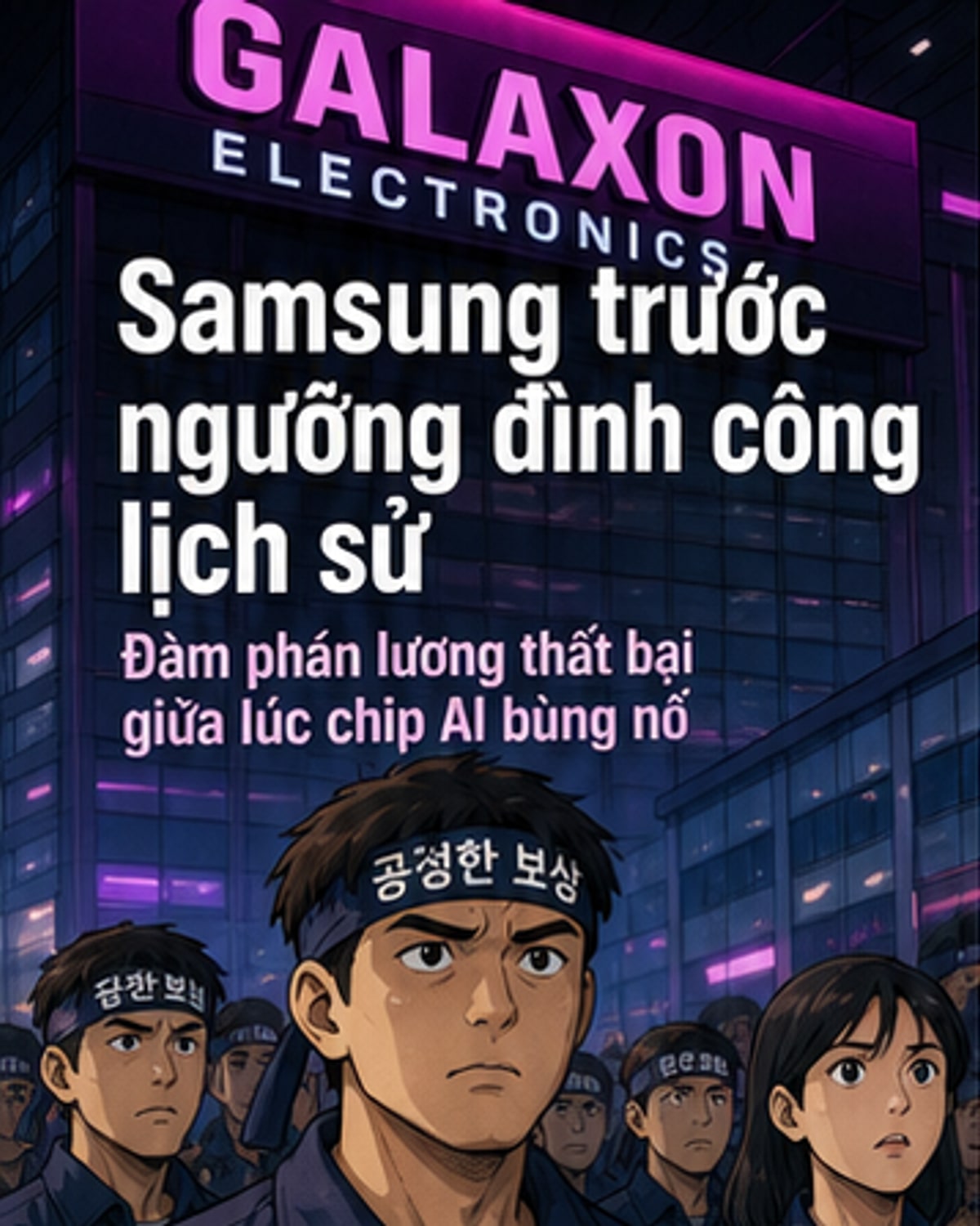 Đình công ẩn mình sau chip AI bùng nổ