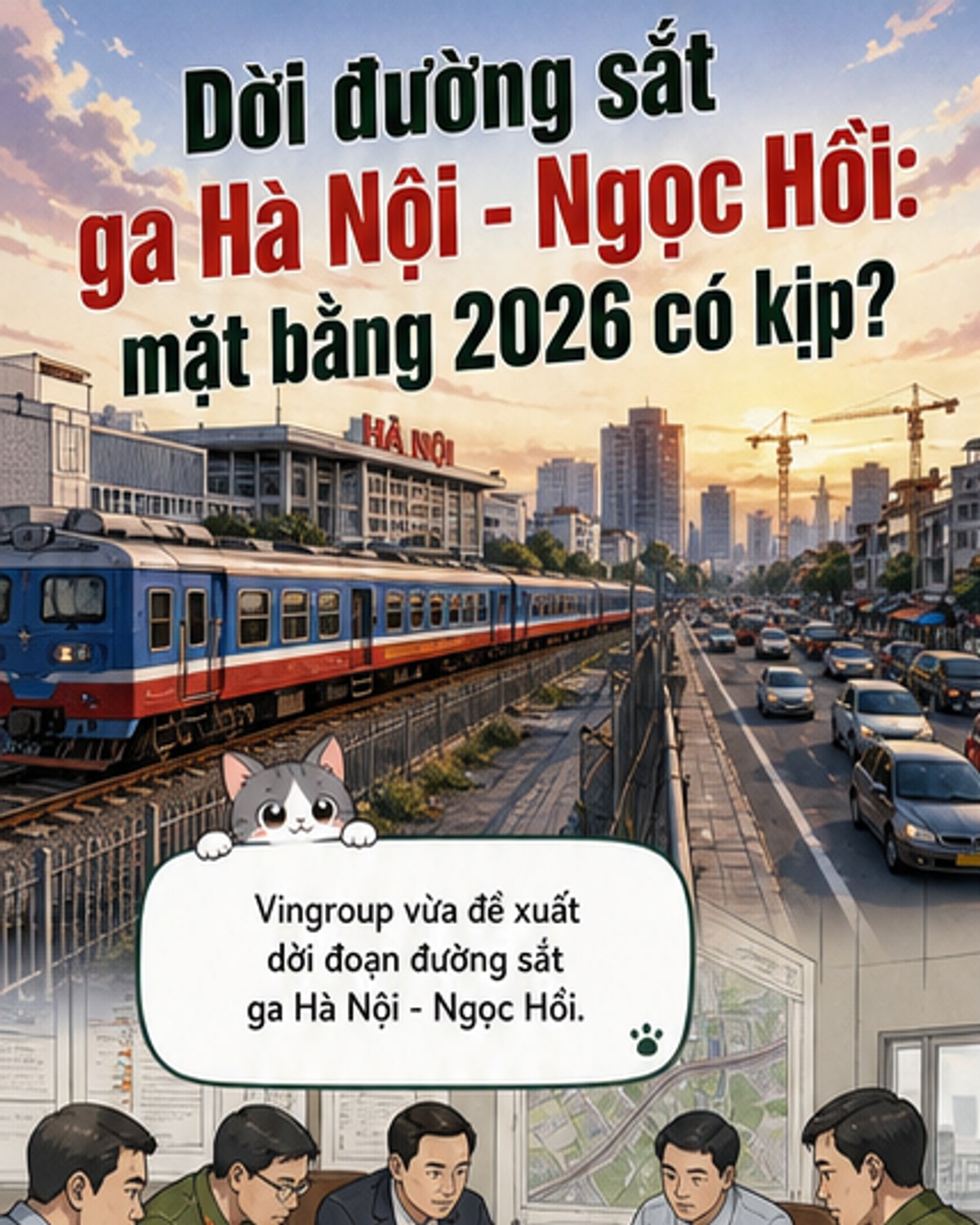Vingroup đề xuất dời ga Hà Nội mở rộng quốc lộ 1A