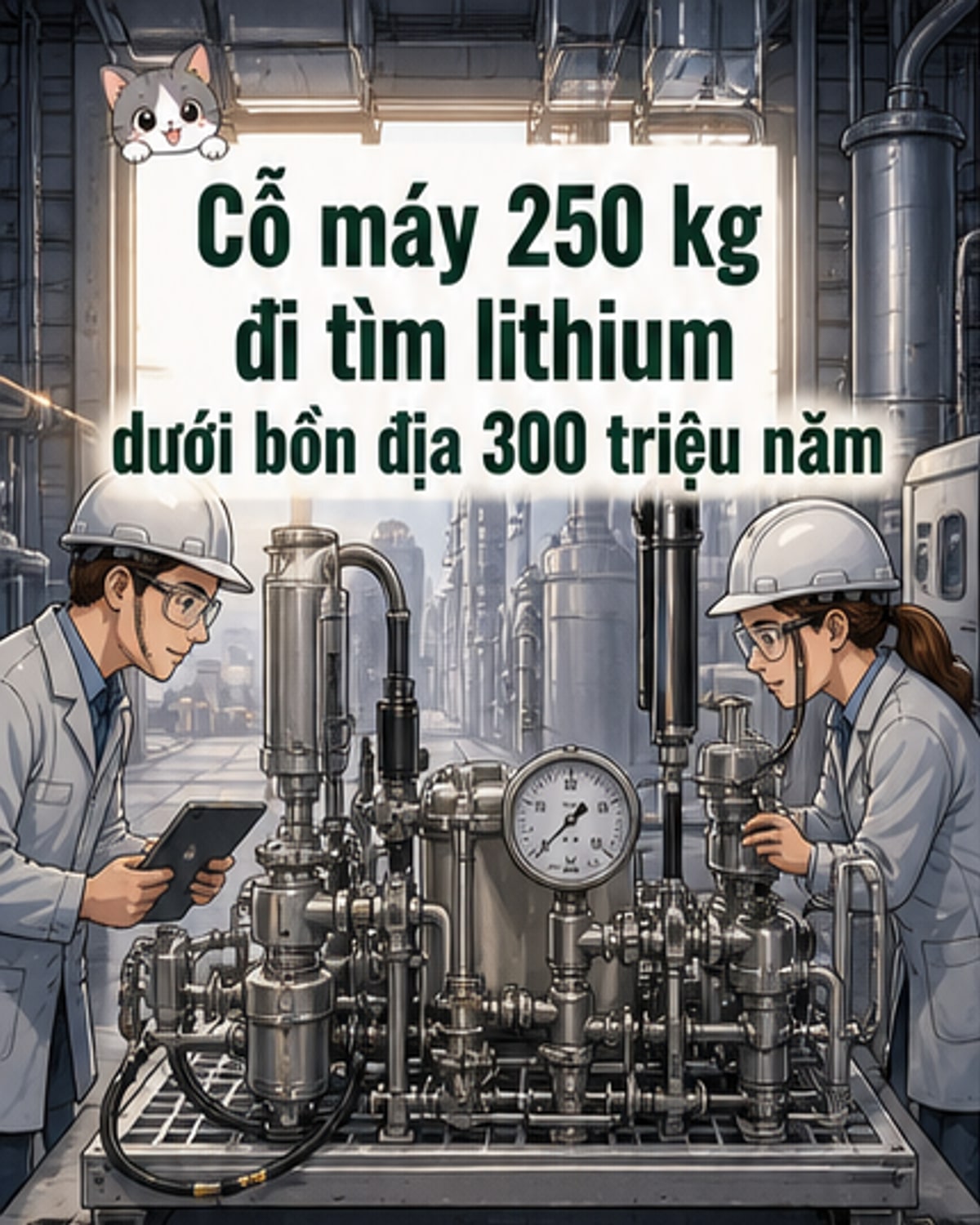 Hệ thống di động chiết xuất lithium từ nước muối 300 triệu năm