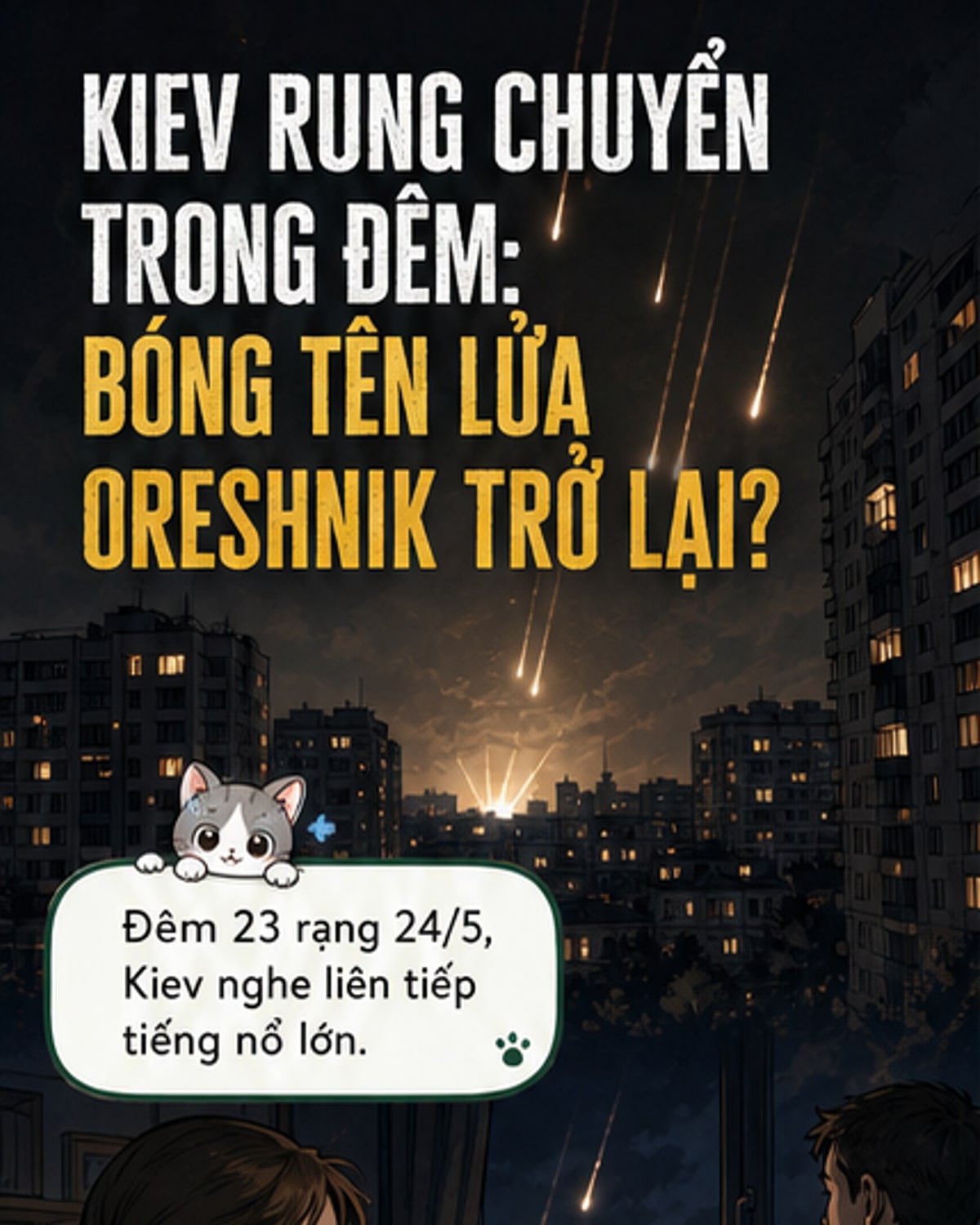 Nga bắn tên lửa 'không thể đánh chặn' vào Kiev