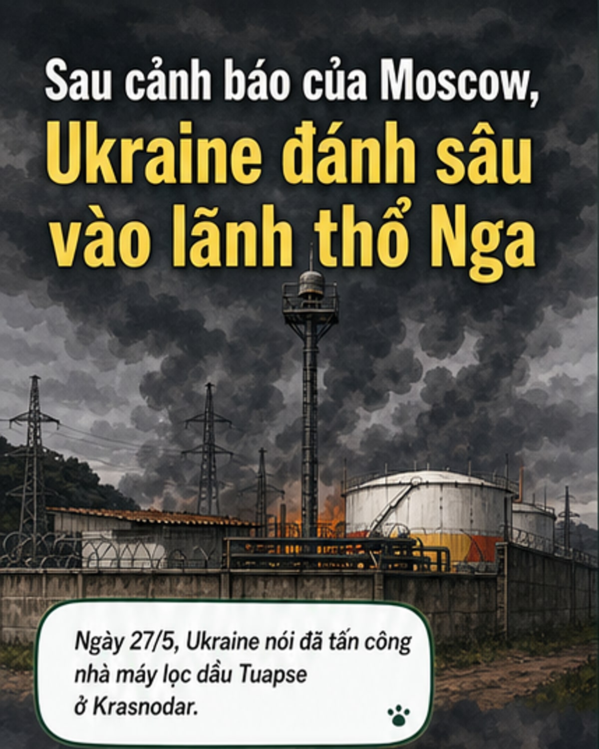 Ukraine oanh kích sâu vào Nga sau cảnh báo trả đũa