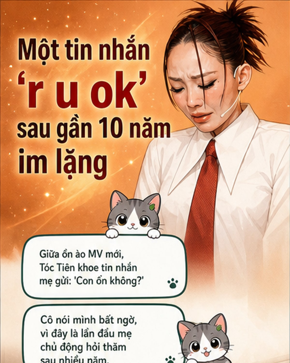 Tóc Tiên và mẹ ruột chia tay 'chiến tranh lạnh'