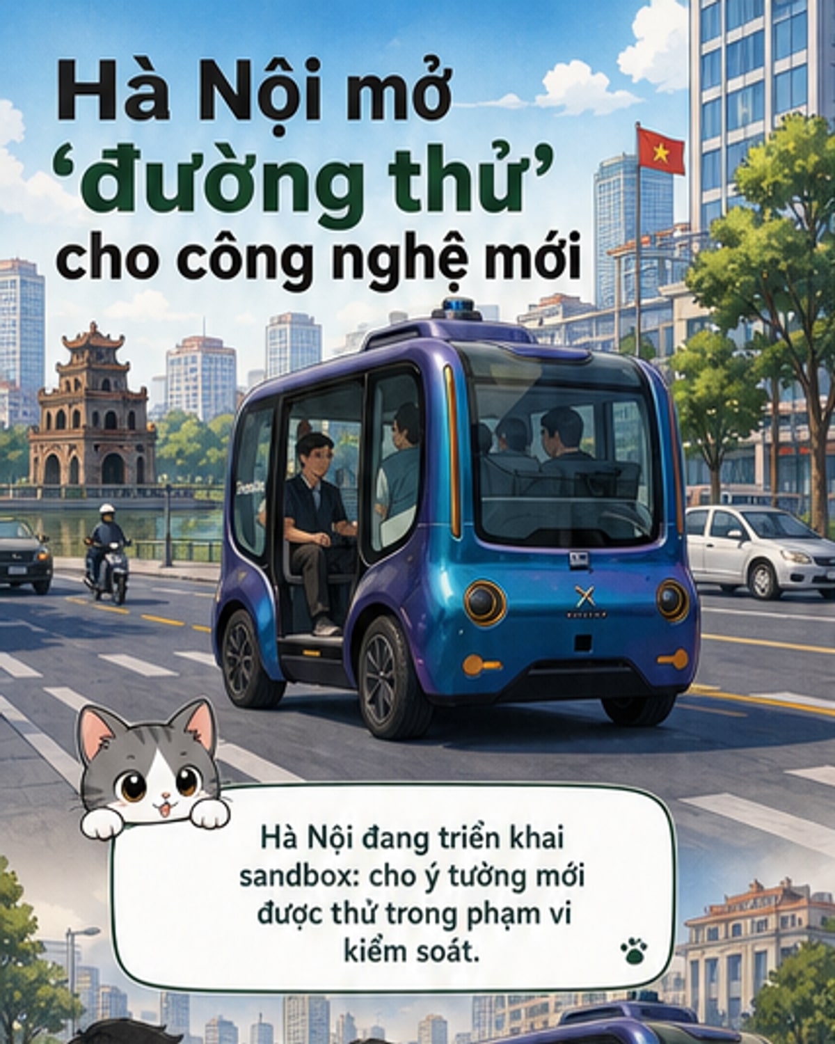 Hà Nội mở đường cho công nghệ mới