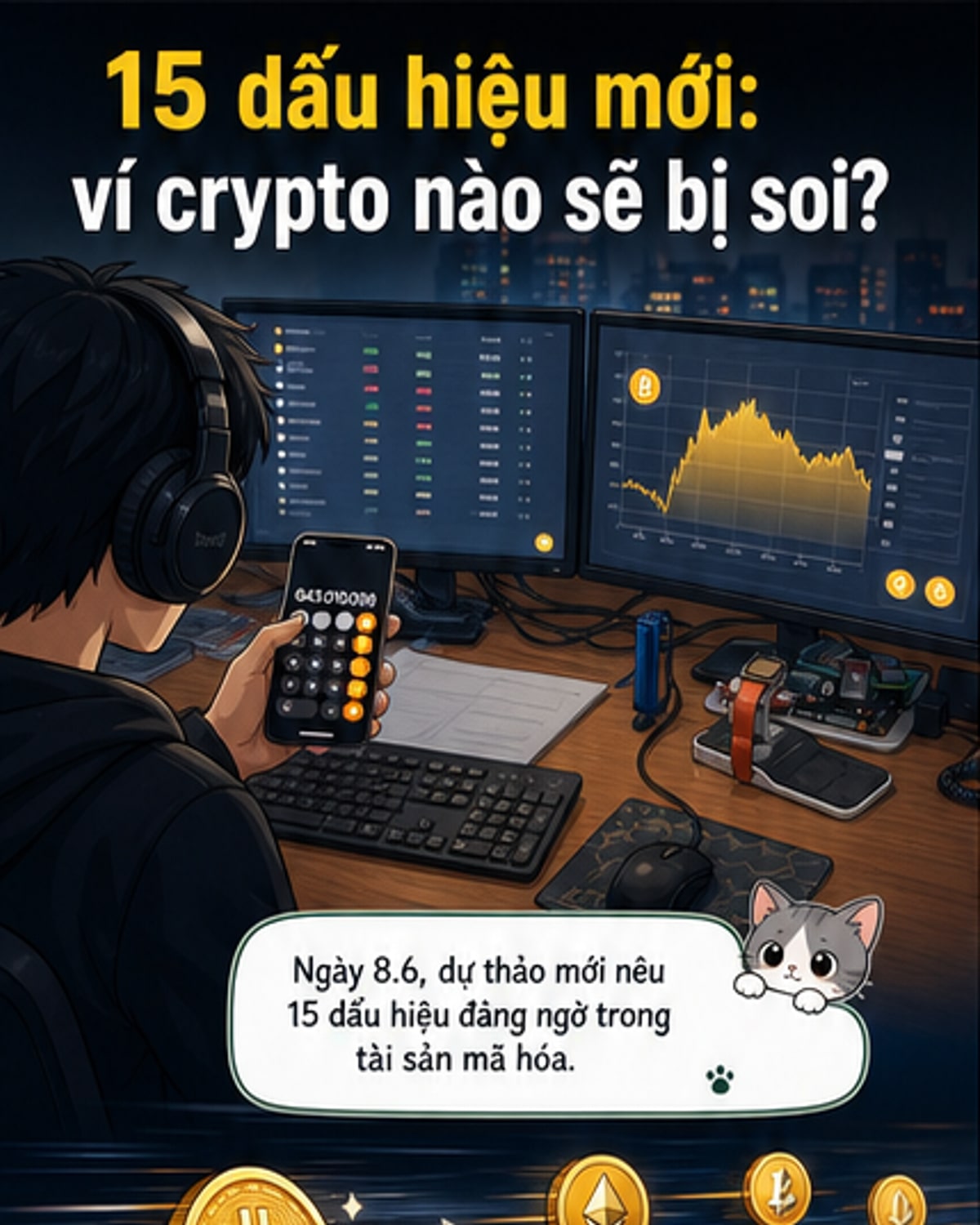 Bổ sung 15 dấu hiệu giao dịch tiền mã hóa đáng ngờ