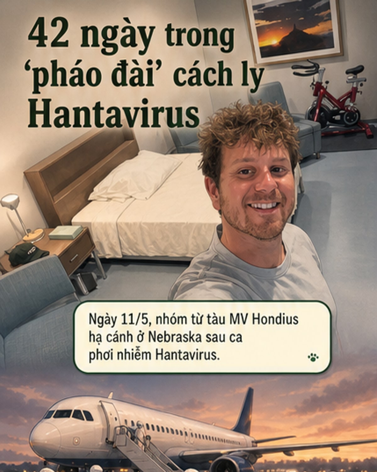 Bên trong khu cách ly đặc biệt cho du khách trở về từ ổ dịch Hantavirus