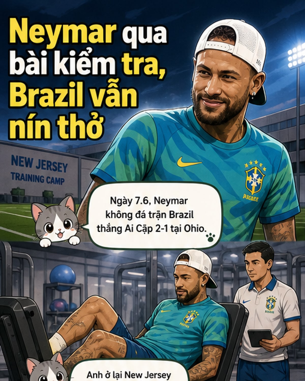 Neymar vượt ải chấn thương trước World Cup