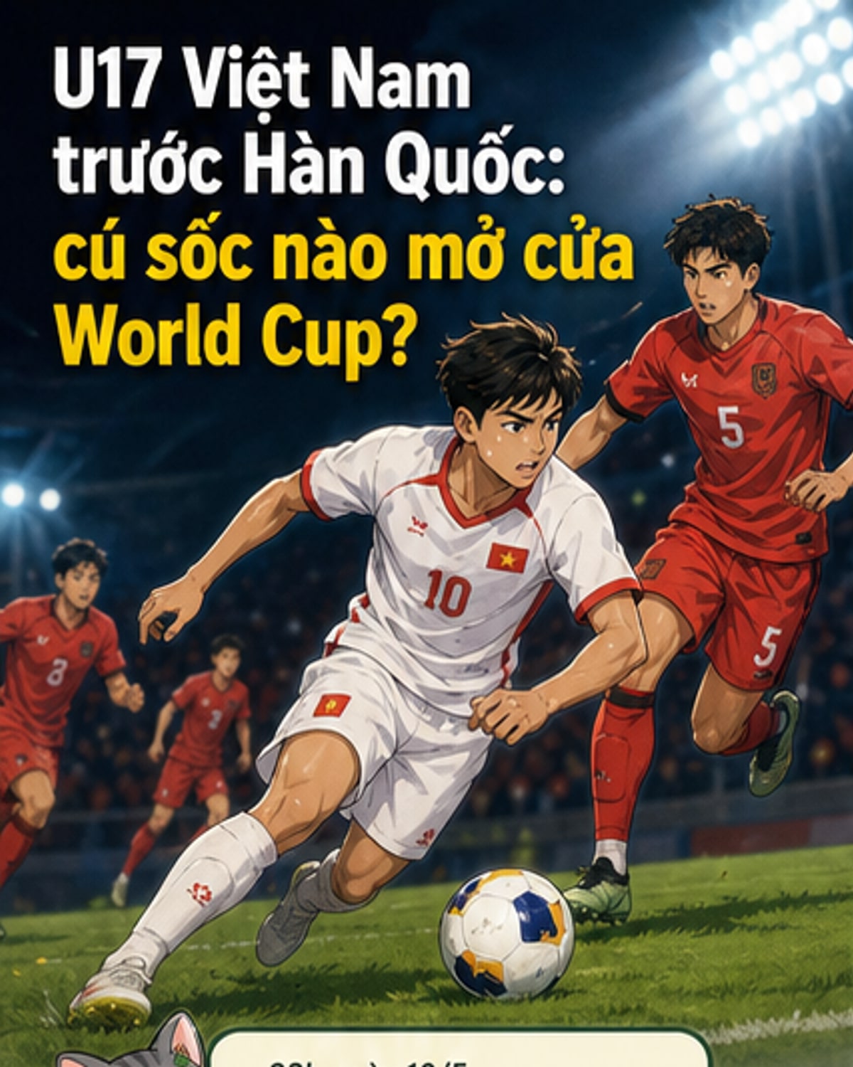 U17 Việt Nam đấu U17 Hàn Quốc: Cơ hội gây sốc