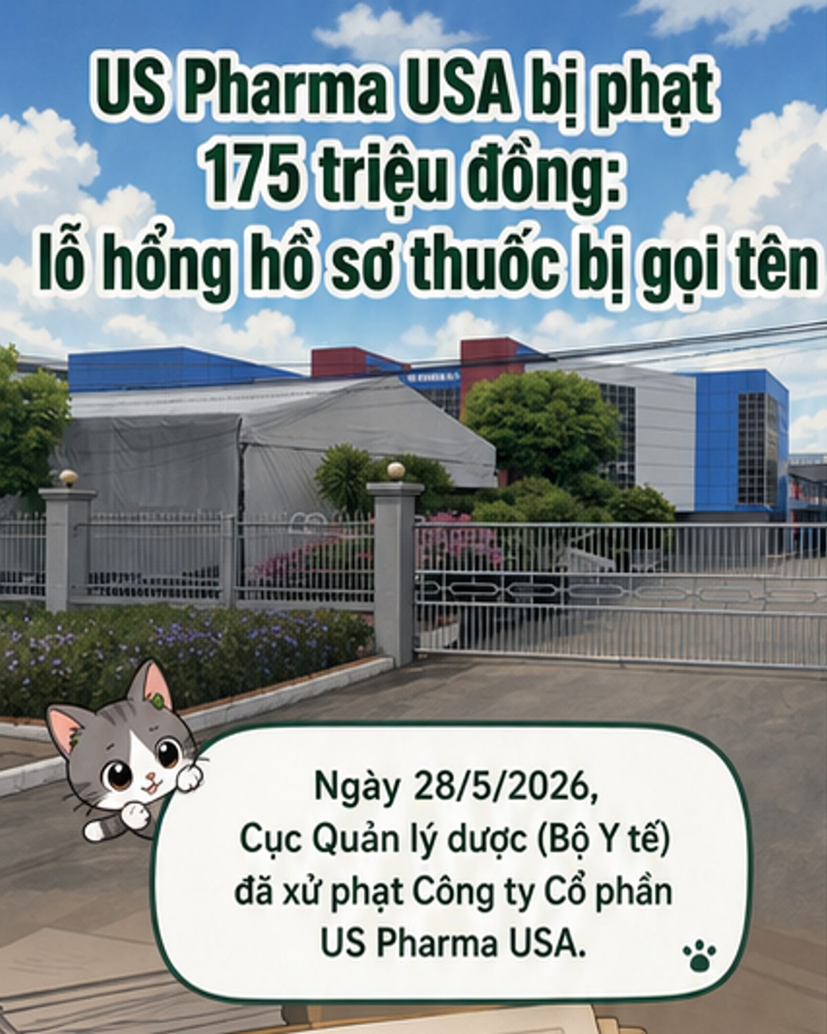 US Pharma Việt Nam bị phạt 175 triệu