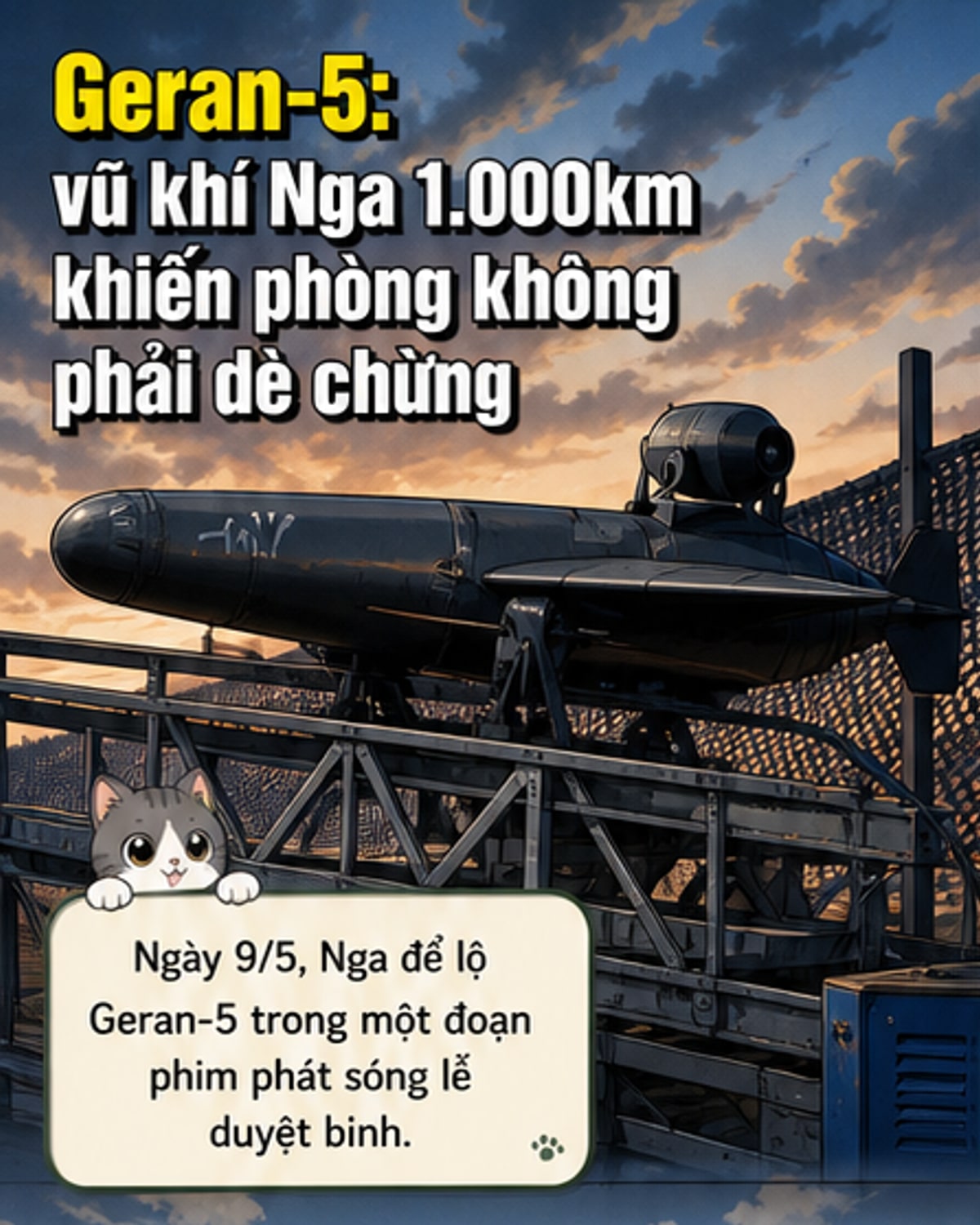 Nga tiết lộ tên lửa hành trình mới