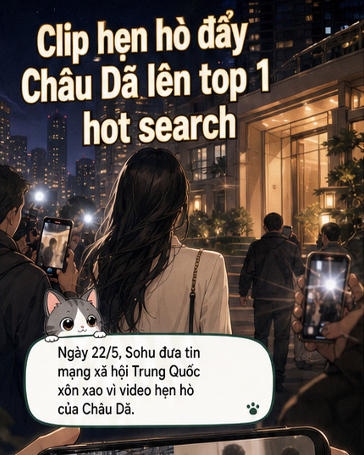 Châu Dã lộ clip hẹn hò nóng bỏng