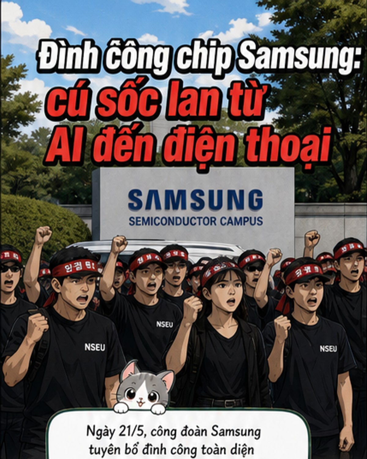 Đình công chip đe dọa chuỗi cung ứng toàn cầu