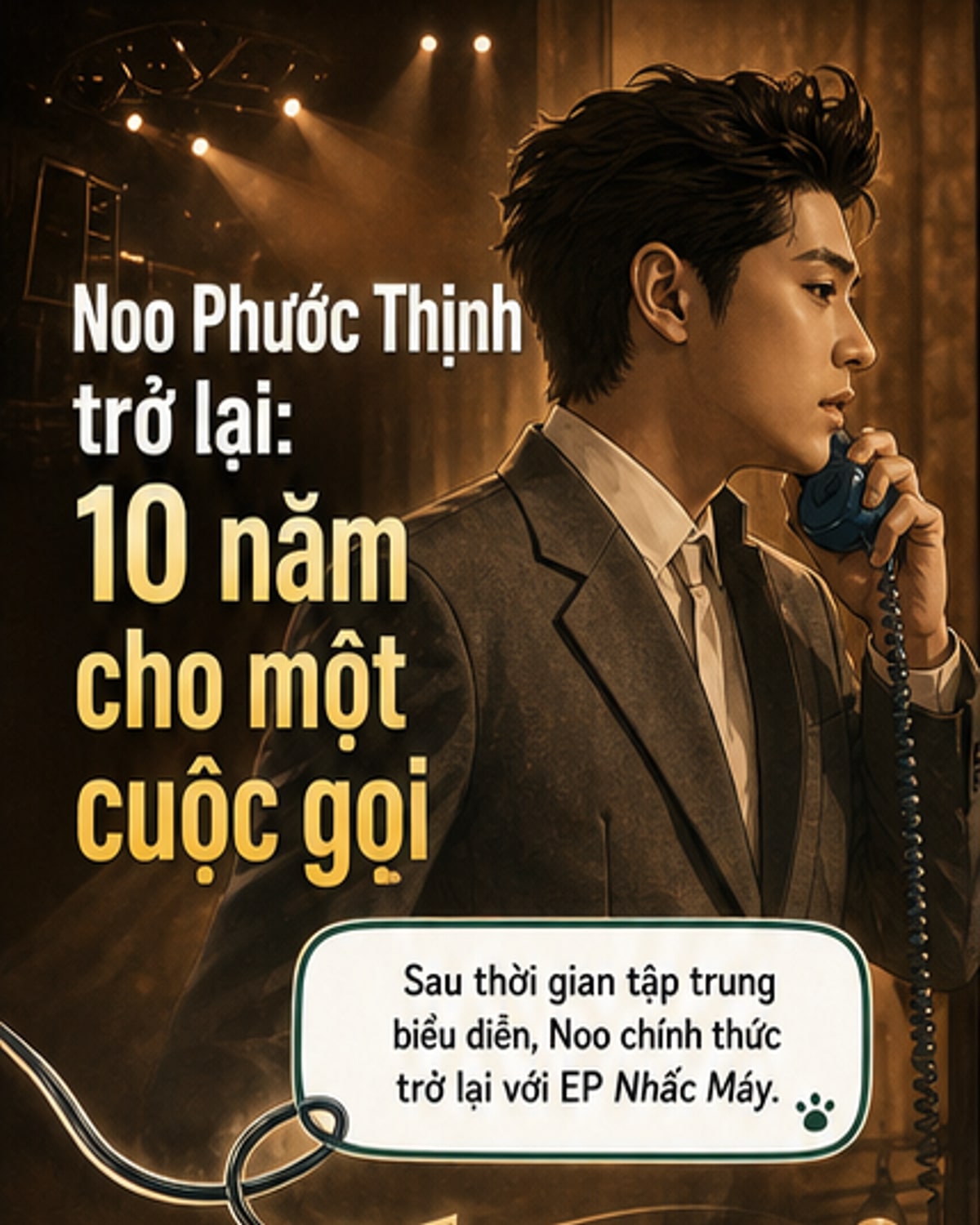 Noo Phước Thịnh tái xuất với EP mới sau 10 năm