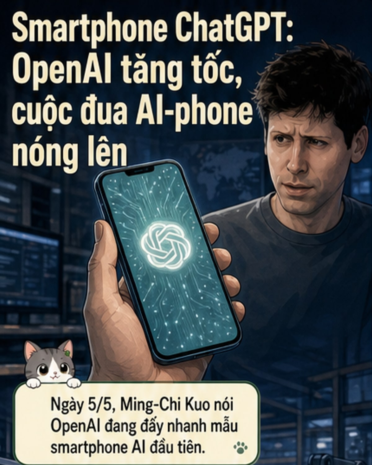 OpenAI sắp ra mắt smartphone AI?
