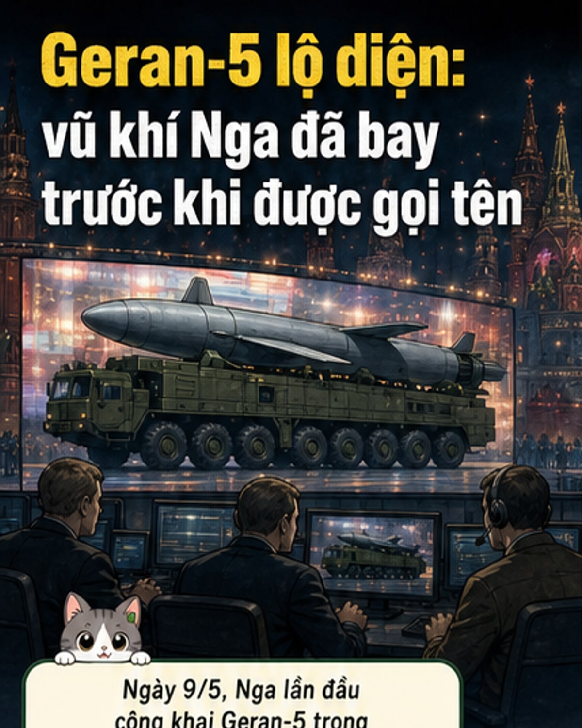 Nga tiết lộ tên lửa hành trình mới