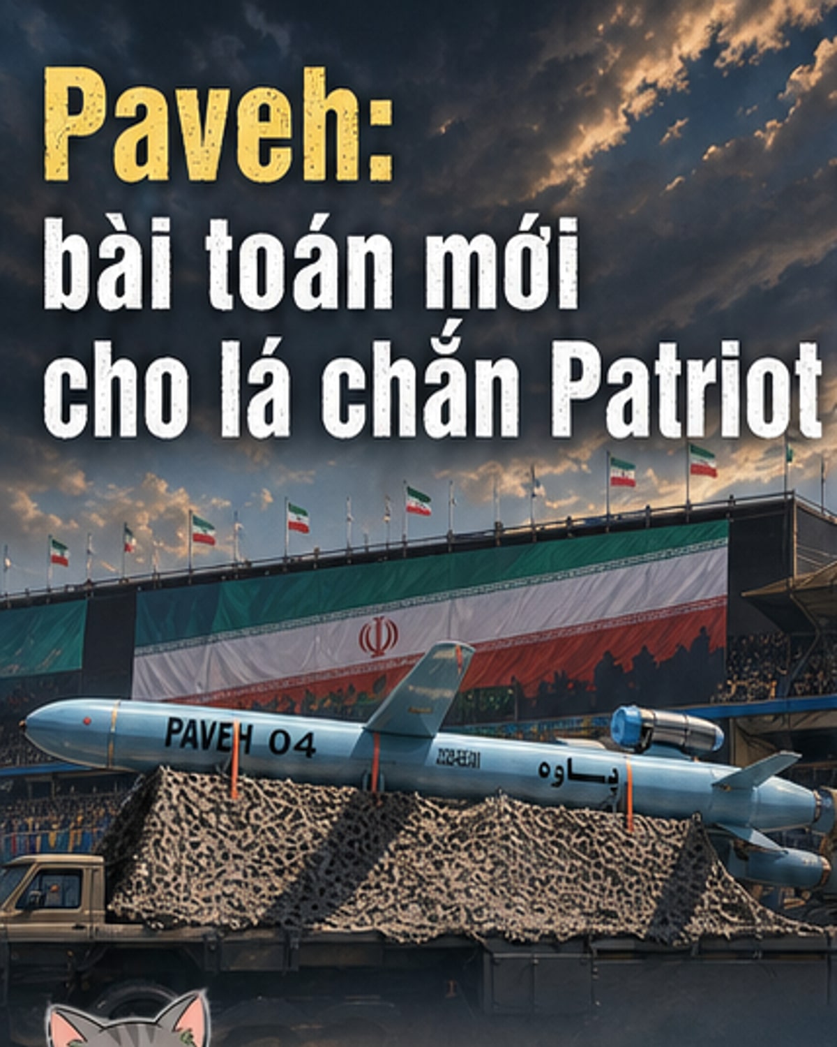 Iran tiết lộ tên lửa hành trình mới