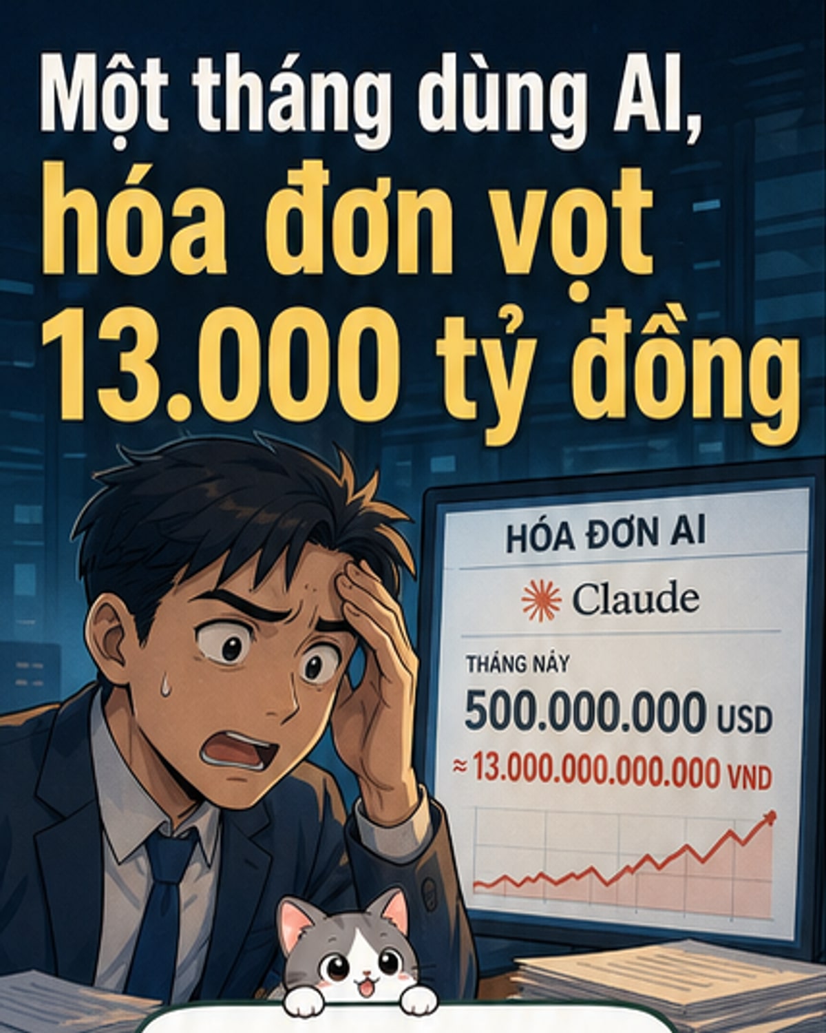 Công ty tiêu 13.000 tỷ vì AI không giới hạn
