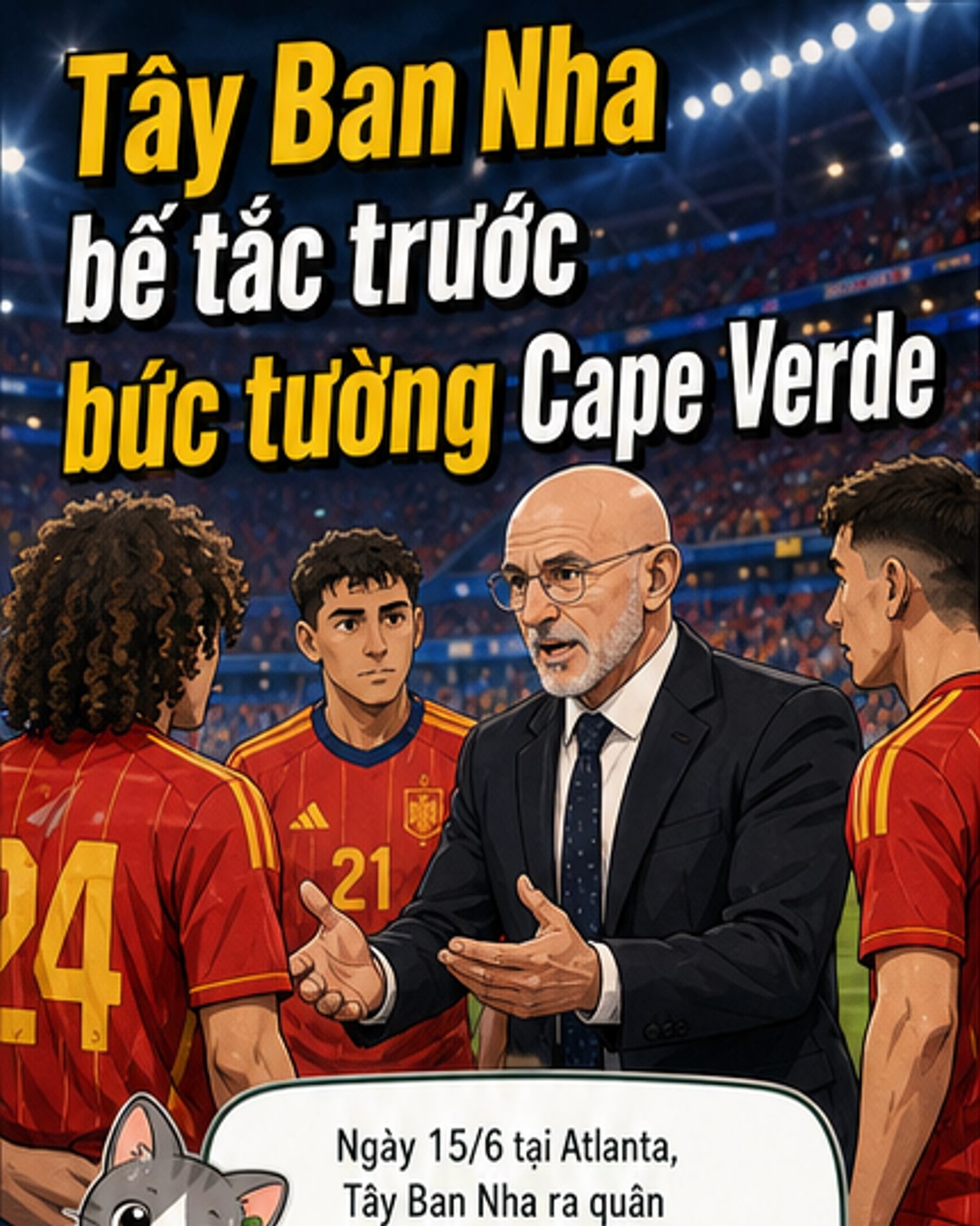 Tây Ban Nha hòa bất ngờ, HLV khen đối thủ không hở sơ hở