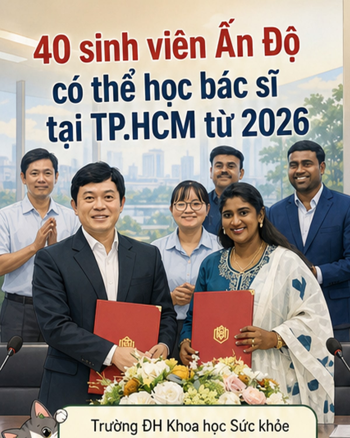 Đào tạo bác sĩ cho sinh viên Ấn Độ tại Việt Nam