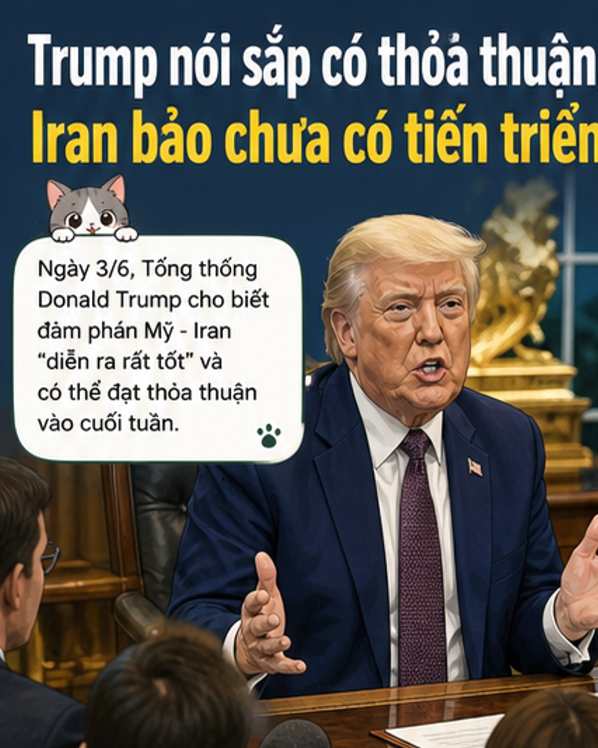 Mỹ - Iran mâu thuẫn về tiến triển đàm phán