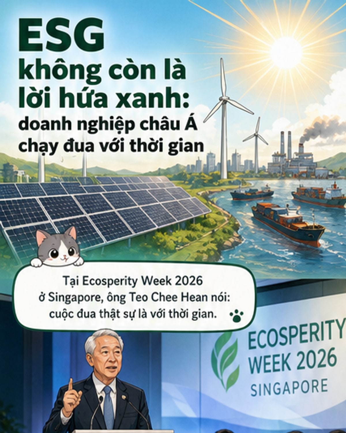 ESG không còn là lời hứa, thành yếu tố sống còn