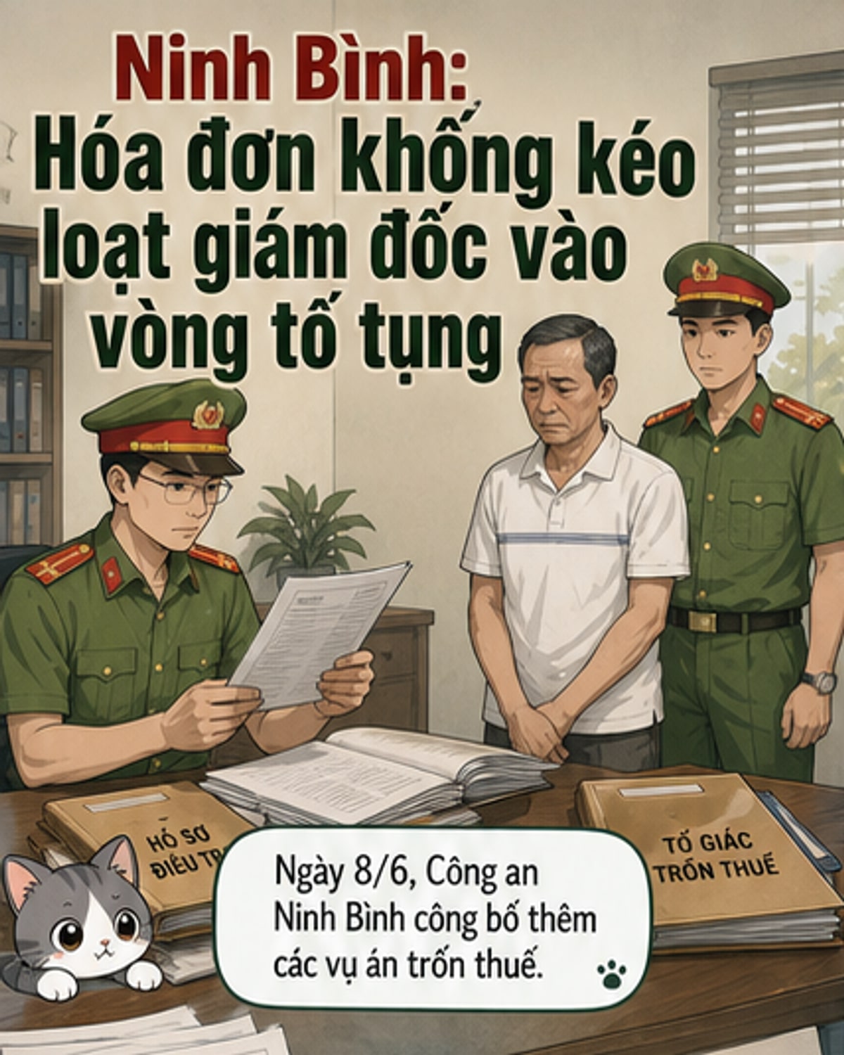 Hàng loạt vụ trốn thuế bị khởi tố tại Ninh Bình