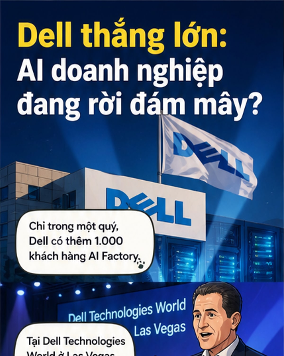 Dell lên ngôi cùng AI Factory