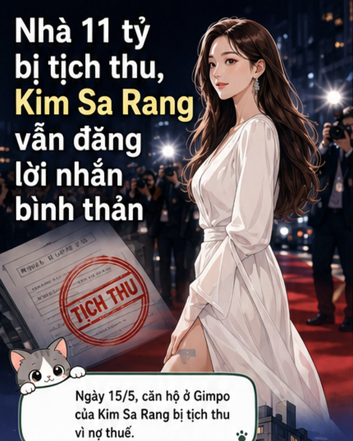 Hoa hậu quốc dân bị tịch thu nhà vì nợ thuế
