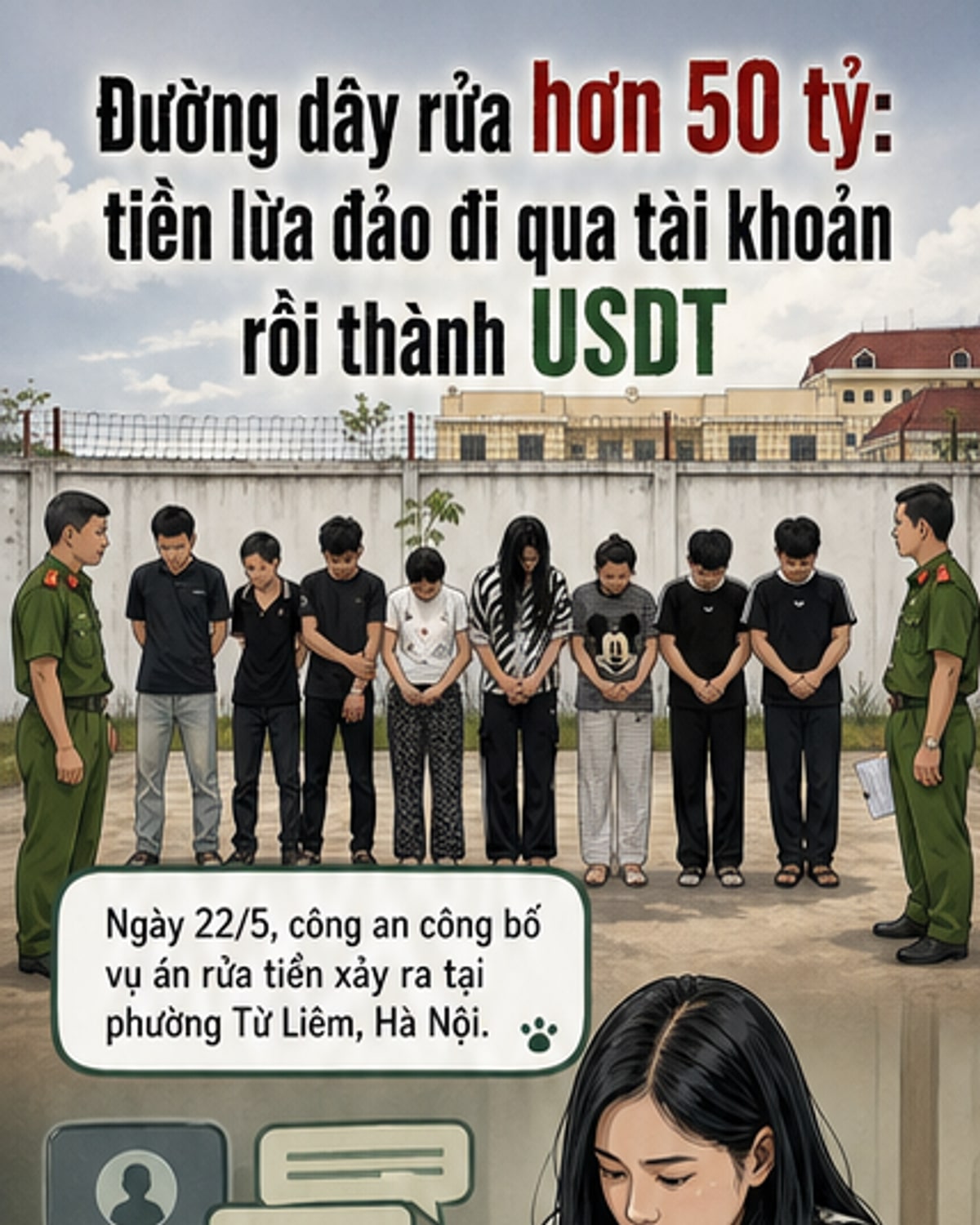 Phá đường dây rửa tiền 50 tỷ đồng
