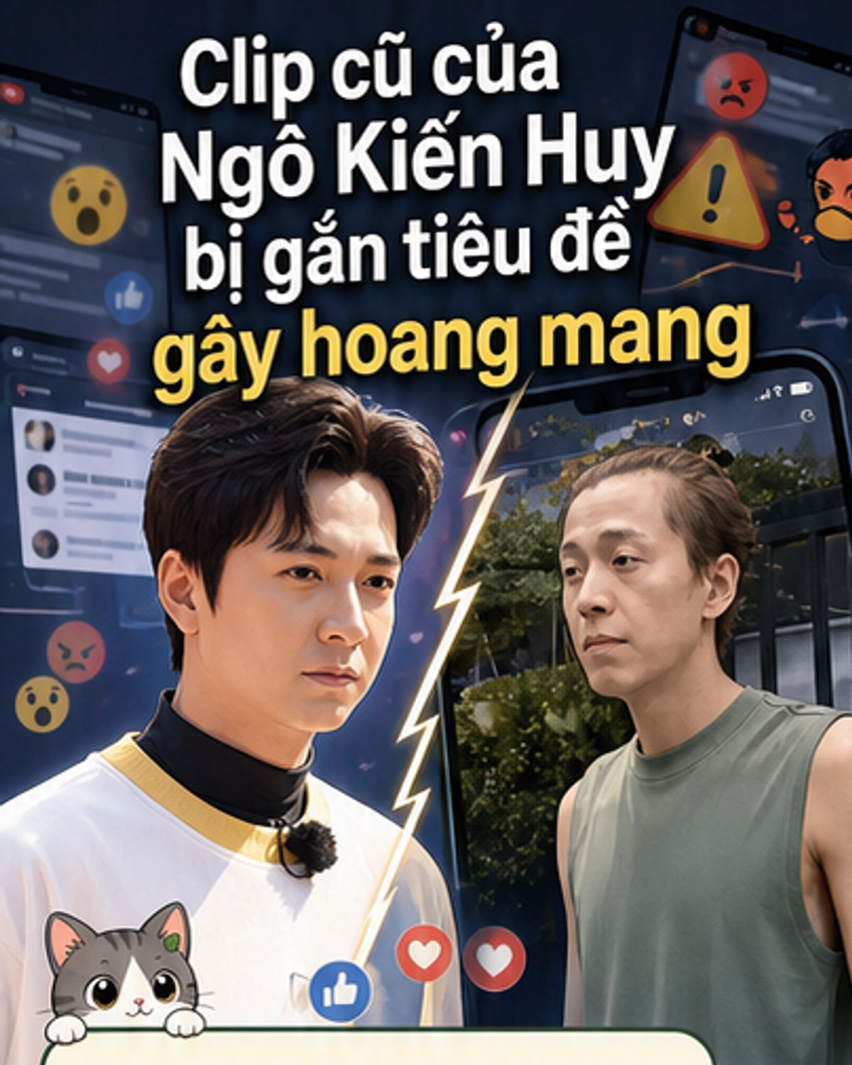 Ngô Kiến Huy bị lan truyền clip cũ gây hiểu lầm