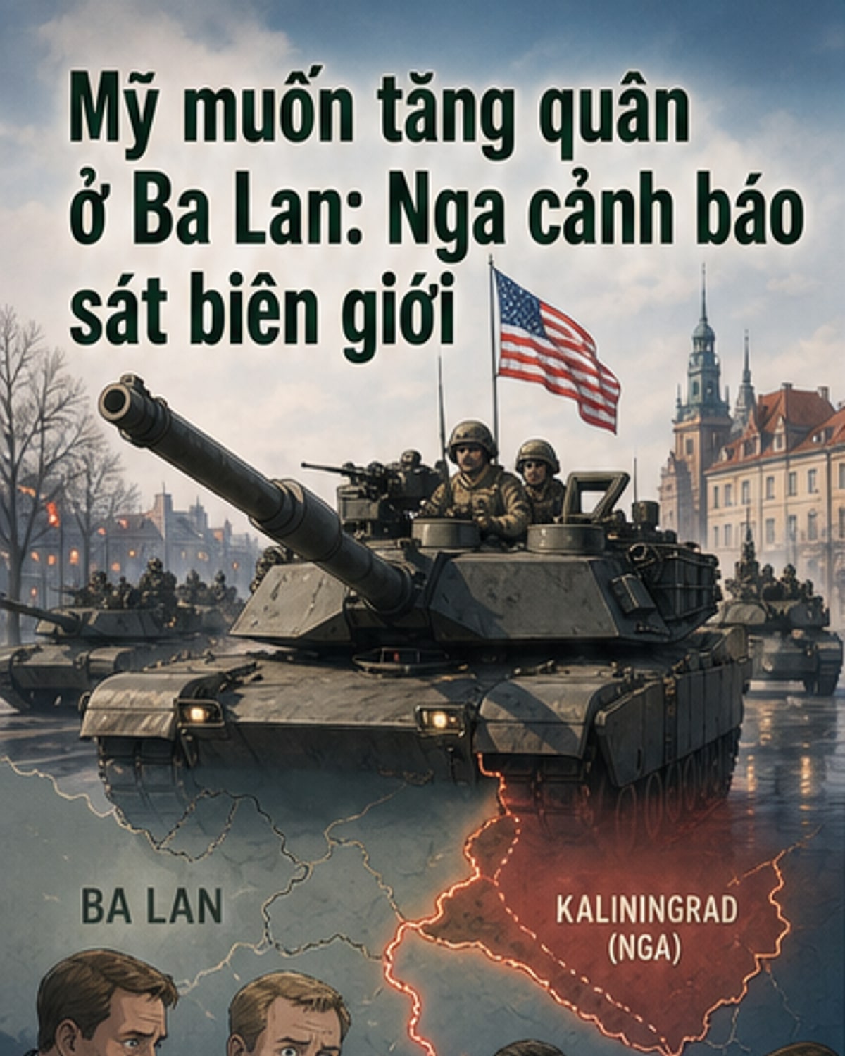 Mỹ định tăng quân ở Ba Lan, Nga cảnh báo 'không thể chấp nhận được'