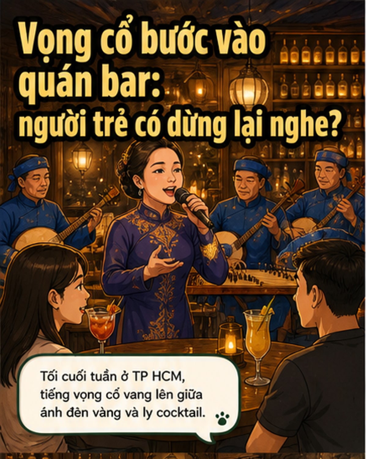Quán bar biến tấu đờn ca tài tử