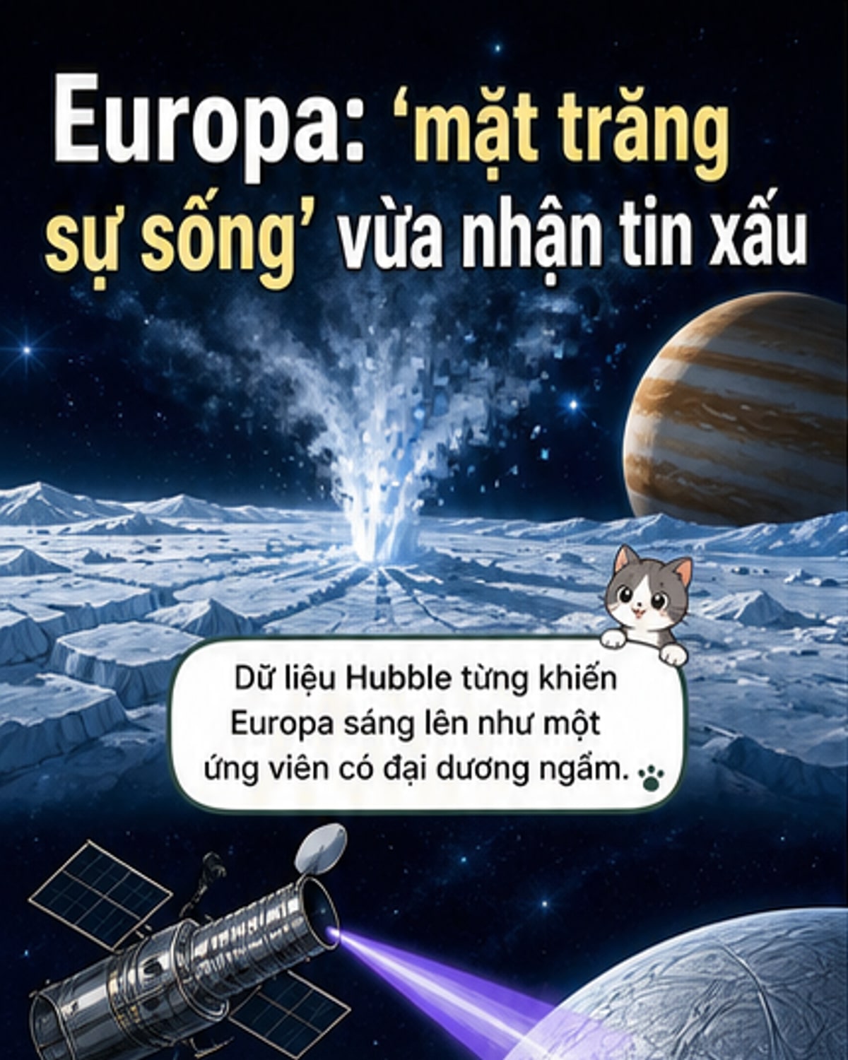 Tin xấu cho 'mặt trăng sự sống'