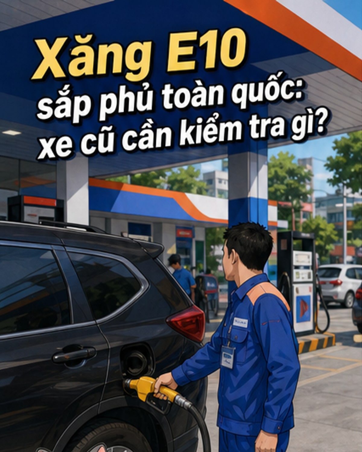 Xe cũ cần lưu ý khi chuyển sang xăng E10