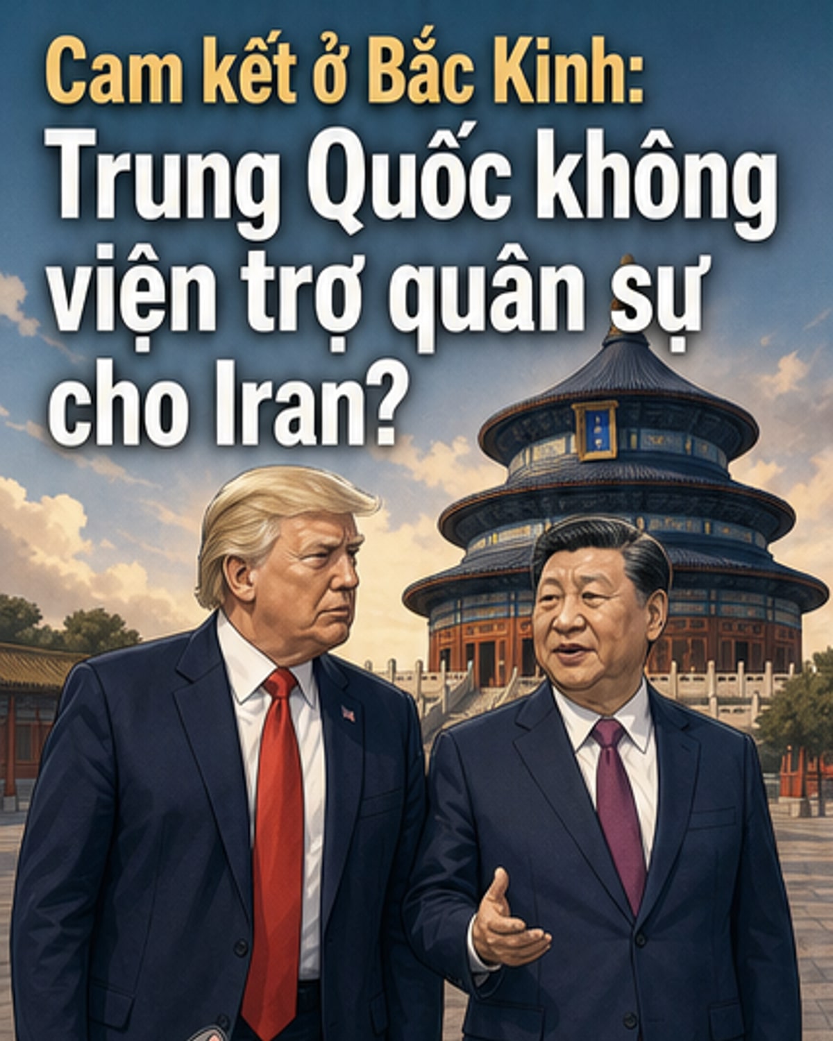 Tổng thống Trung Quốc cam kết không viện trợ vũ khí cho Iran