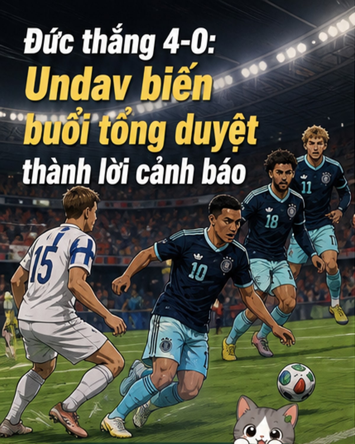 Đức thắng đậm Phần Lan 4-0