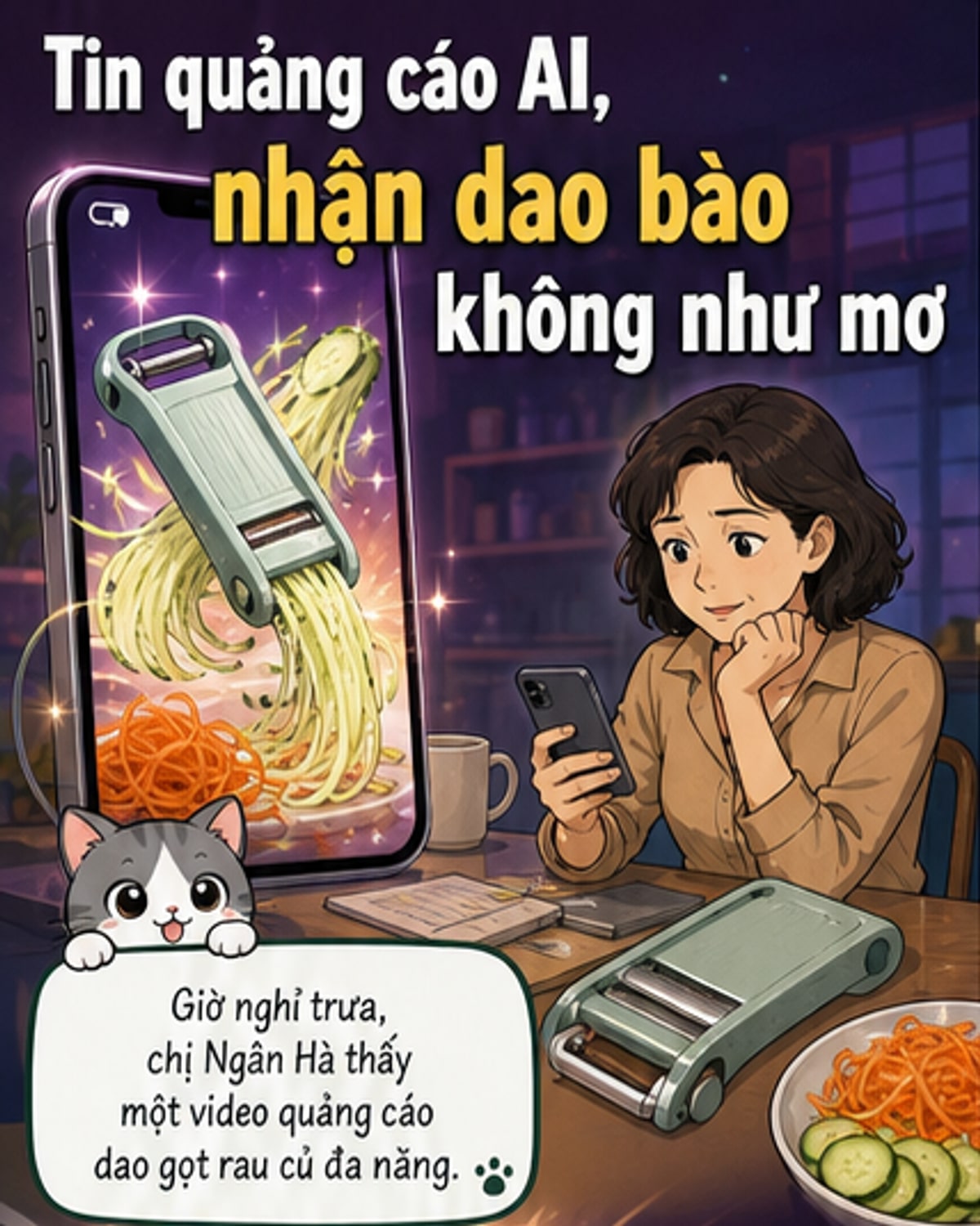 Tin quảng cáo AI, nhận hàng táng cười