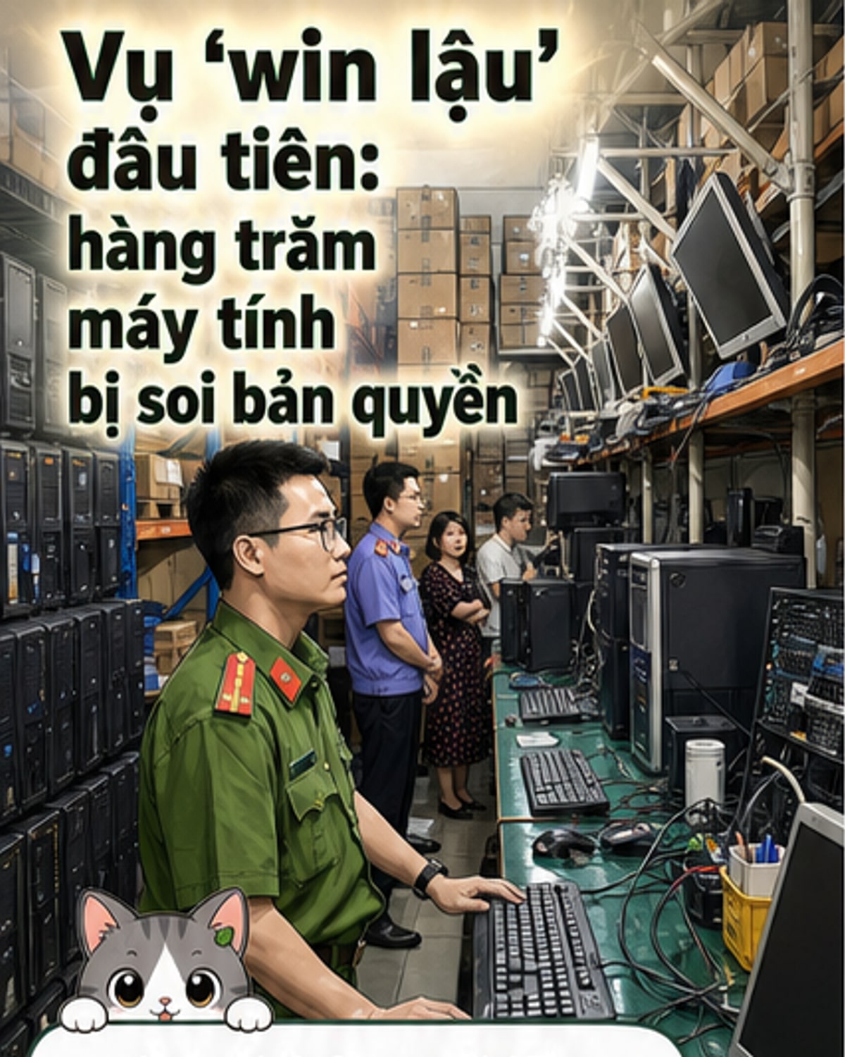 Khởi tố vụ cài Windows, Office lậu