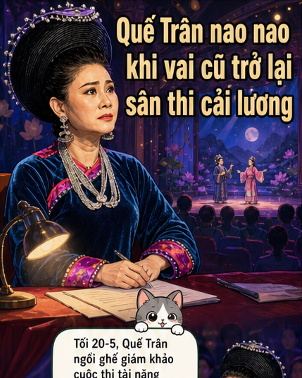 Quế Trân bồi hồi gặp lại vai diễn xưa