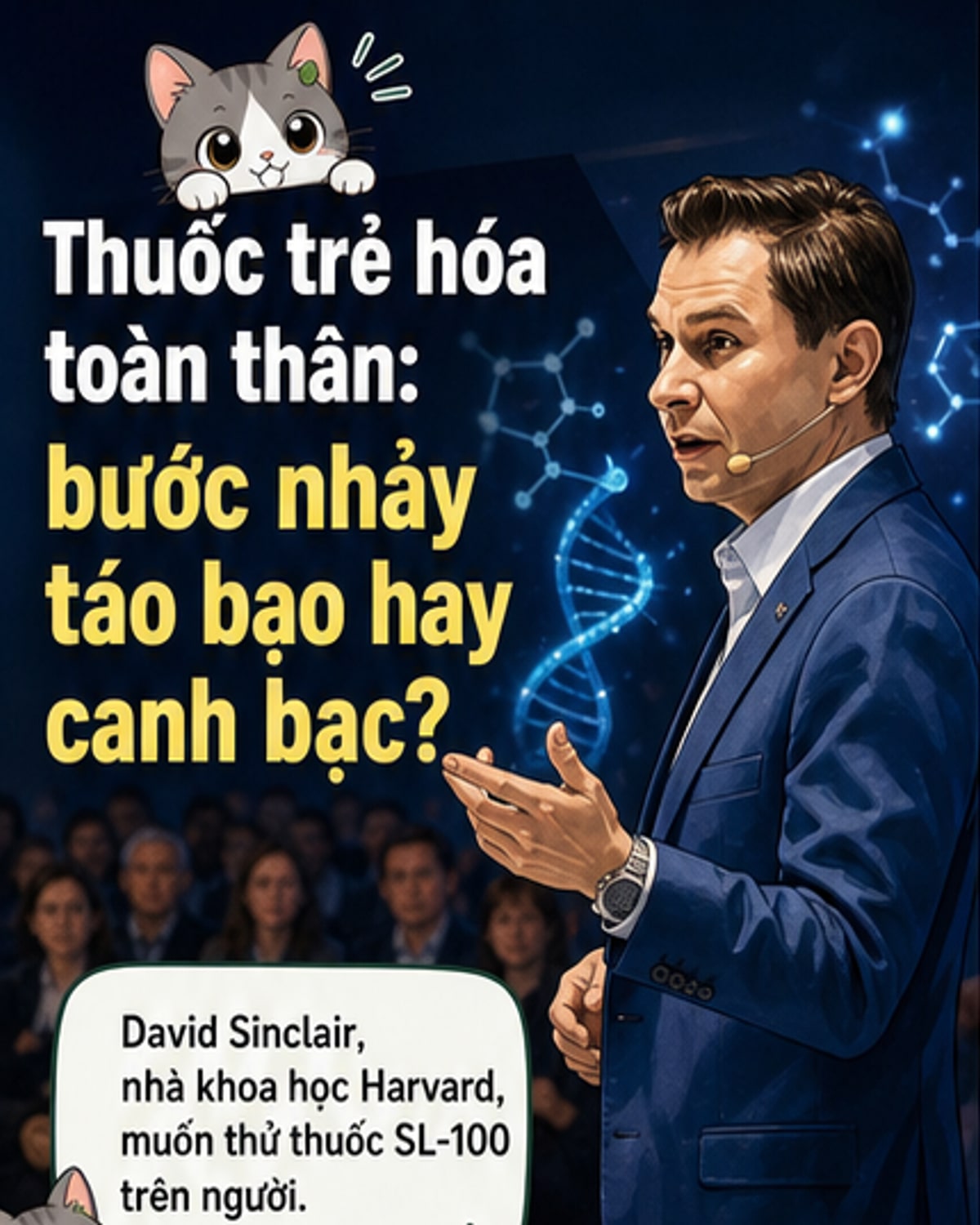 Thuốc trẻ hóa toàn thân sắp được thử nghiệm?